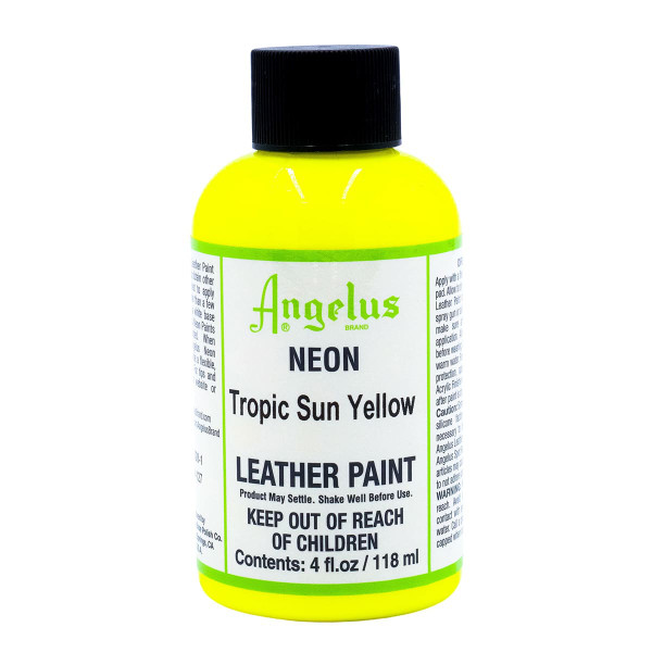 ANAP.Tropic Sun Yellow.4oz.01.jpg Angelus Neon Acrylic Paints Image